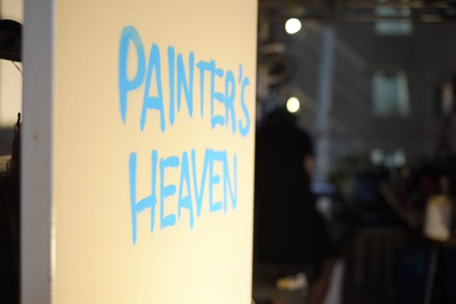 屋上「Painter's Heaven」への入り口